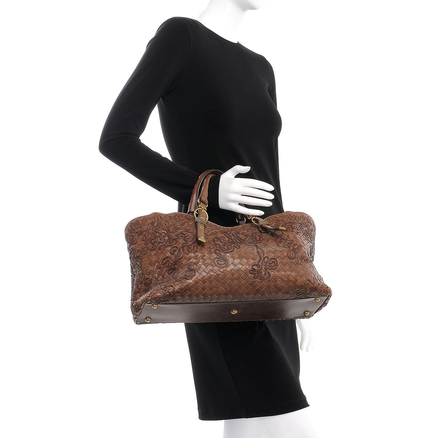 Nappa Intrecciato Cornely Tote Pepe