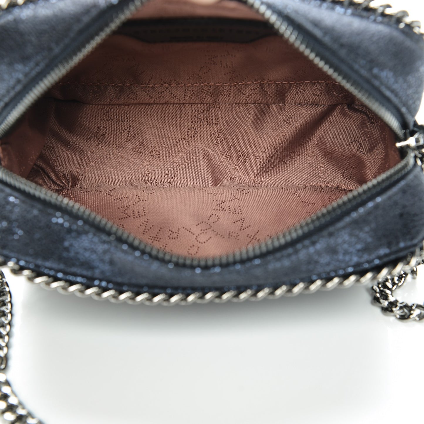 Shaggy Deer Falabella Crossbody Clutch Bag Blue