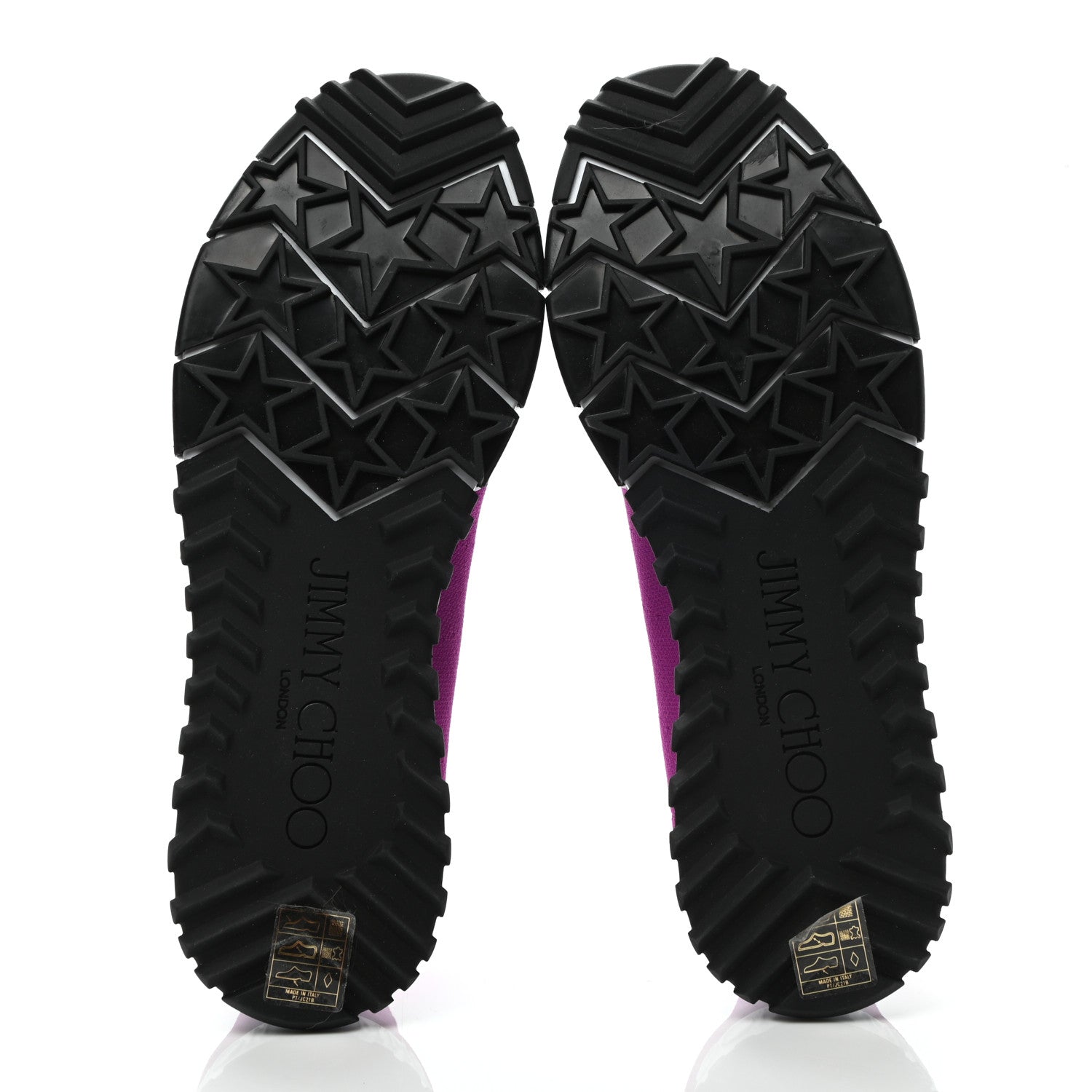 Jimmy Choo Knit Crystal Verona Sneaker 37.5 Hot Pink Fuchsia 5 of 8