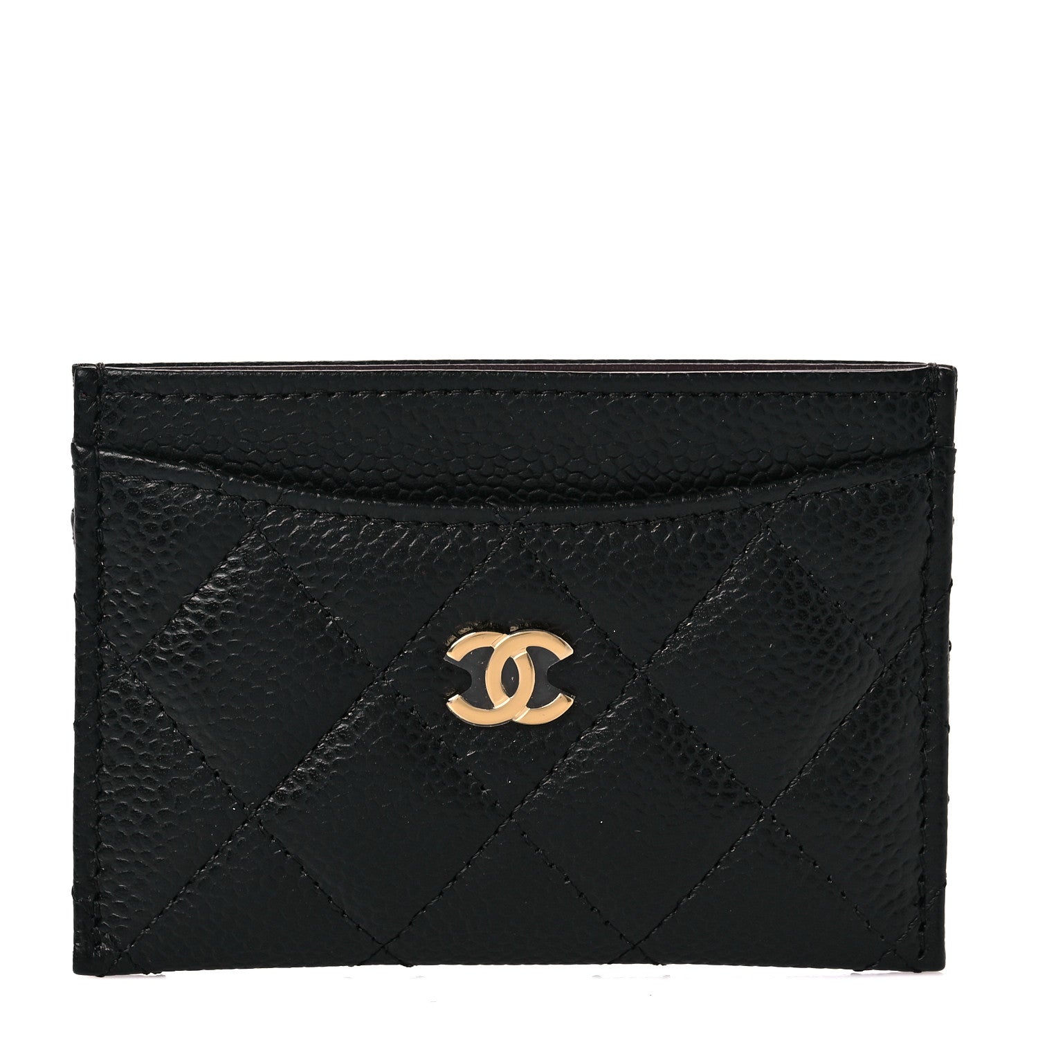 Chanel Caviar Quilted Card Holder Black 1 of 8