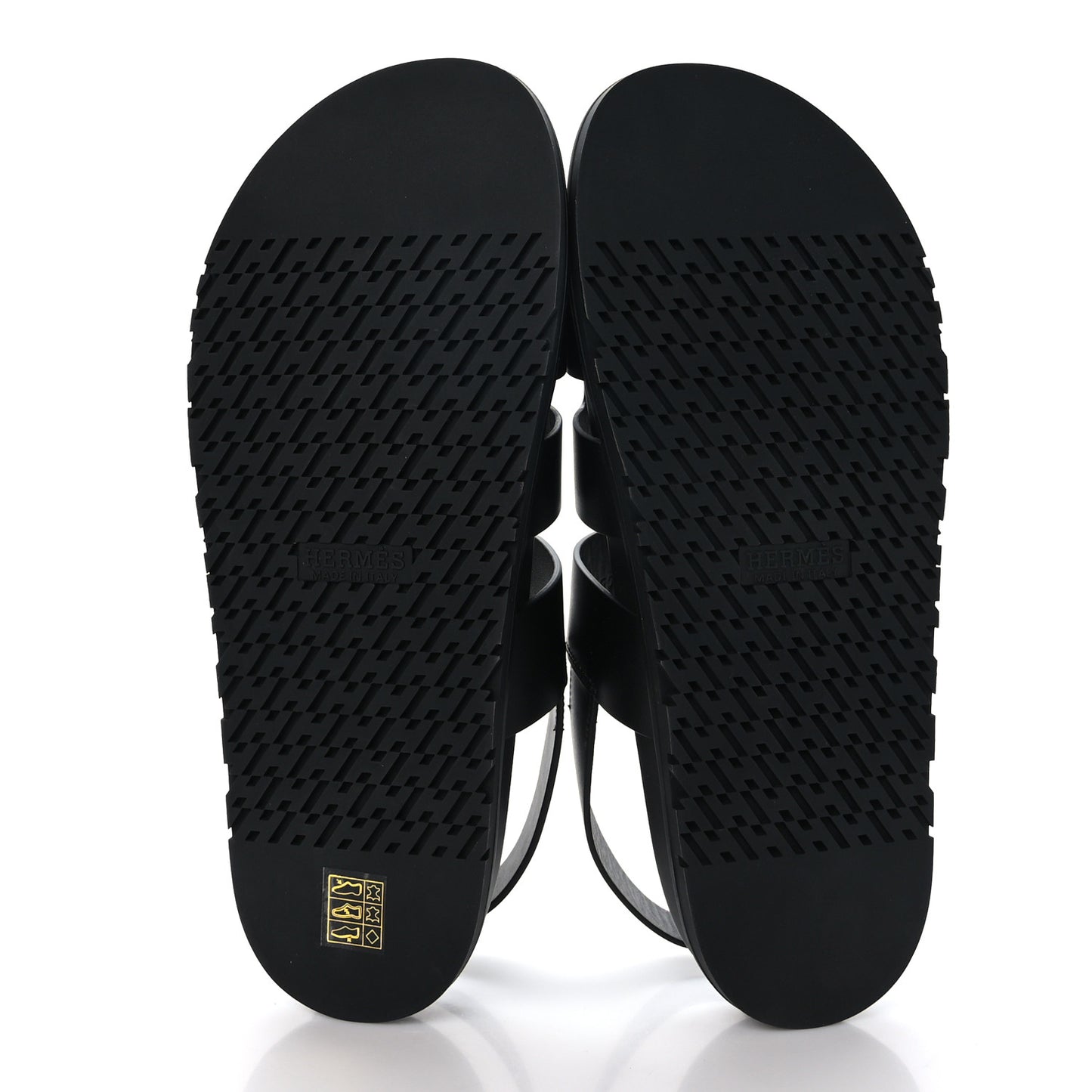 Calfskin Mens Genius Sandals 43 Black
