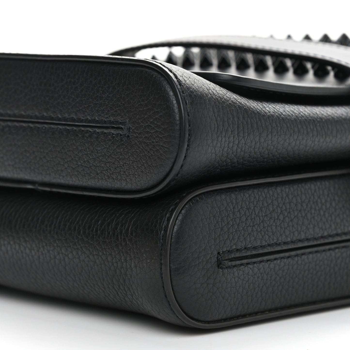 Calfskin Spikes Benech Reporter Black