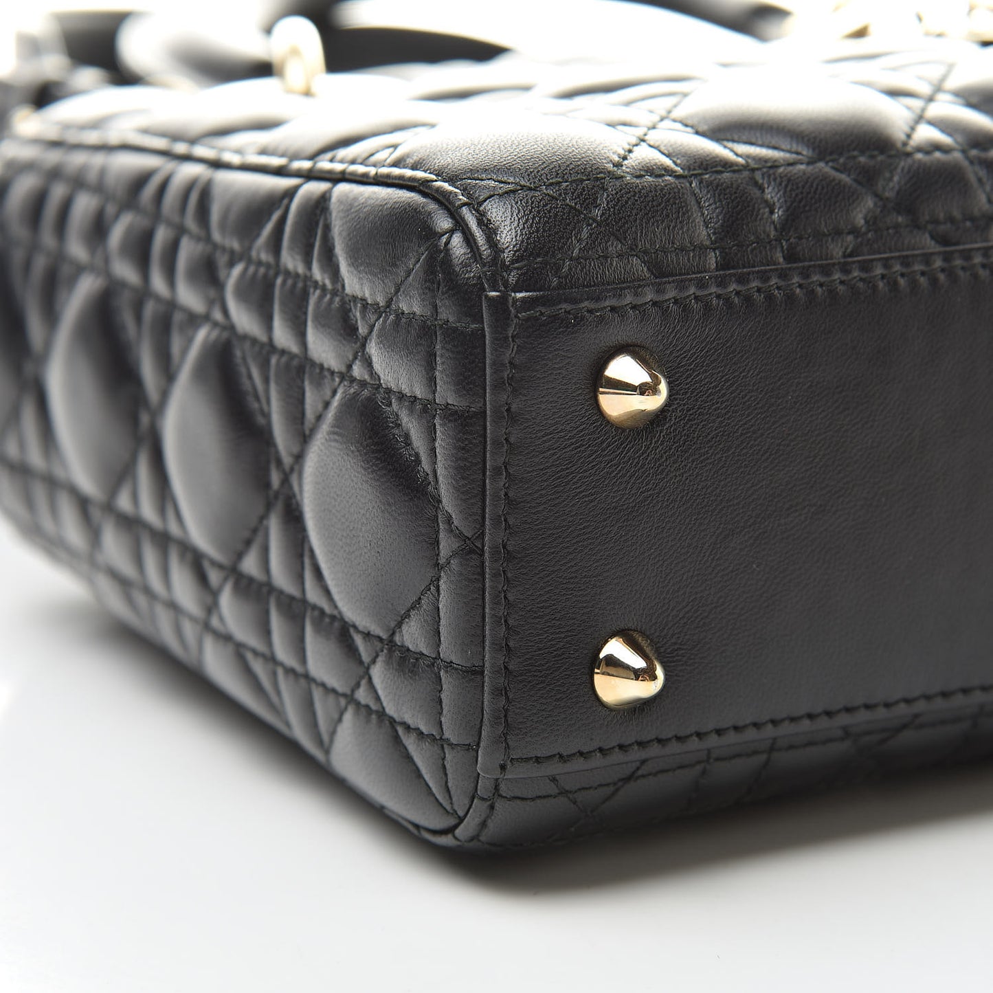 Lambskin Cannage Small My ABCDior Lady Dior Black