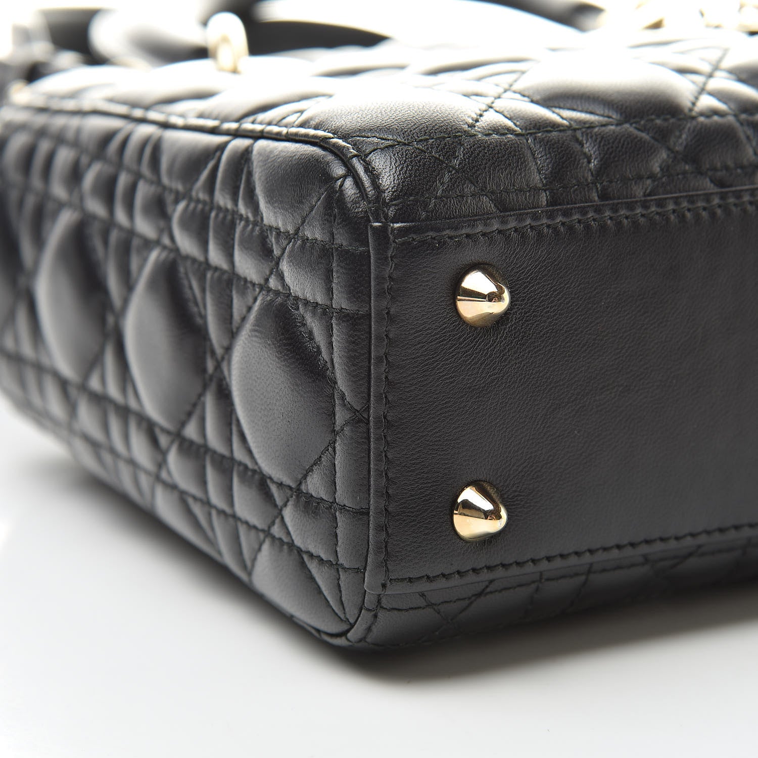 Christian Dior Lambskin Cannage Small My ABCDior Lady Dior Black 9 of 13