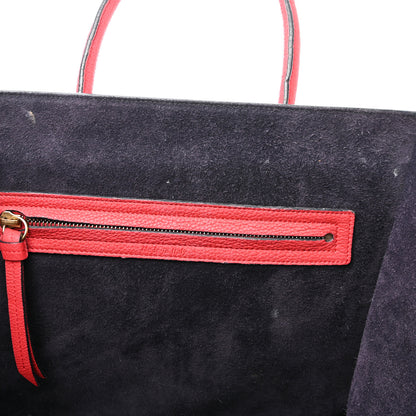 Celine Supple Calfskin Medium Phantom Luggage Red 9 of 12