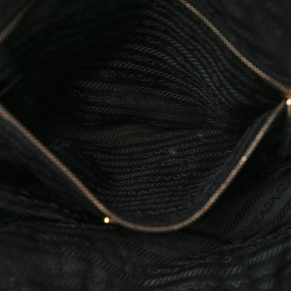 Prada Tessuto Nylon Shoulder Bag Black 10 of 13