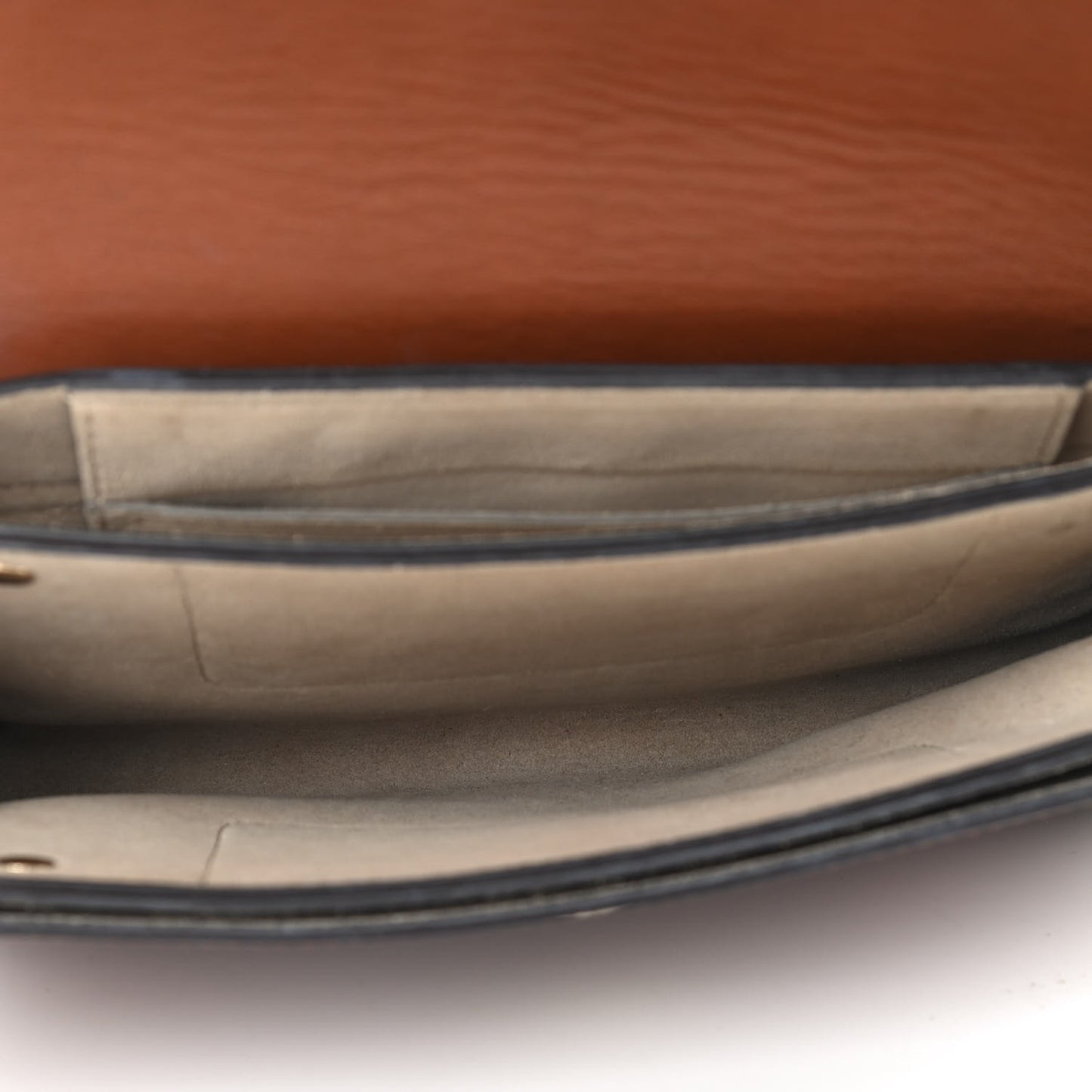 Suede Calfskin Small Faye Shoulder Bag Tobacco