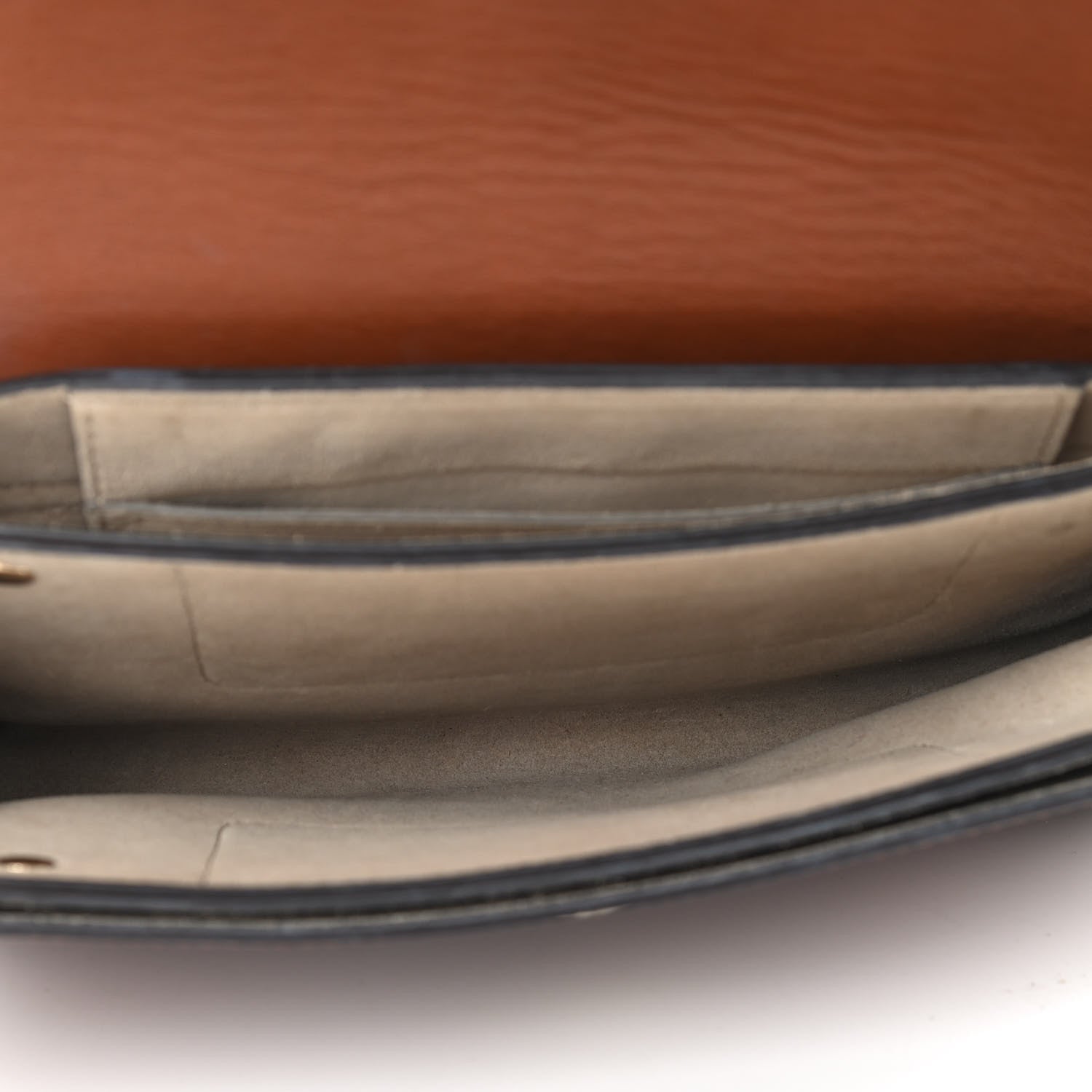 Chloe Suede Calfskin Small Faye Shoulder Bag Tobacco 5 of 9