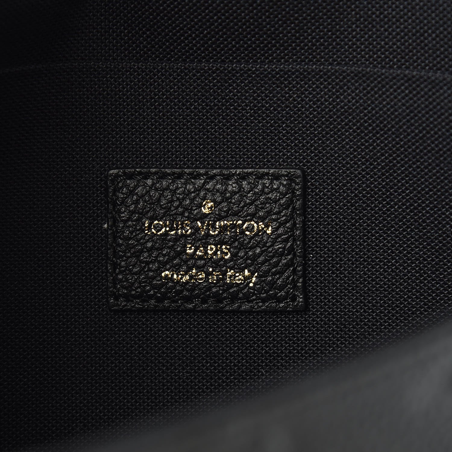 Louis Vuitton Empreinte Pochette Felicie Chain Wallet Black 6 of 9