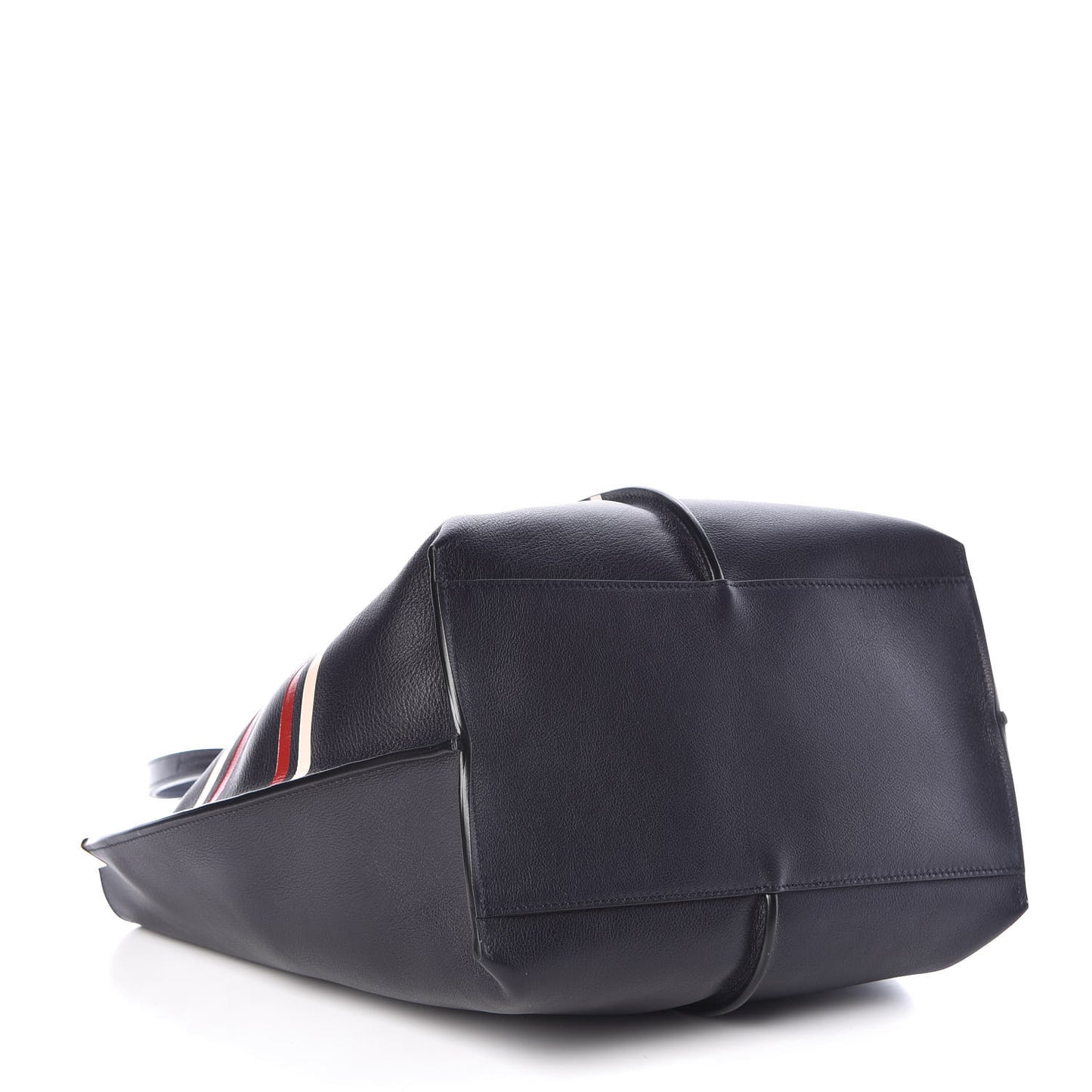 Smooth Calfskin Medium Vick Tote Full Blue