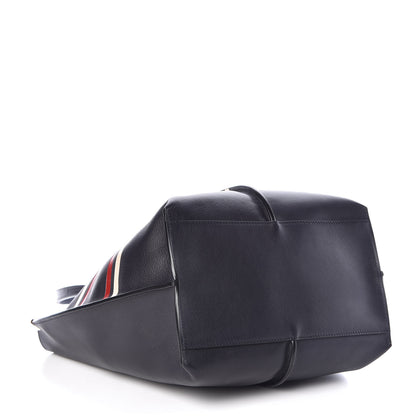 Chloe Smooth Calfskin Medium Vick Tote Full Blue 4 of 11