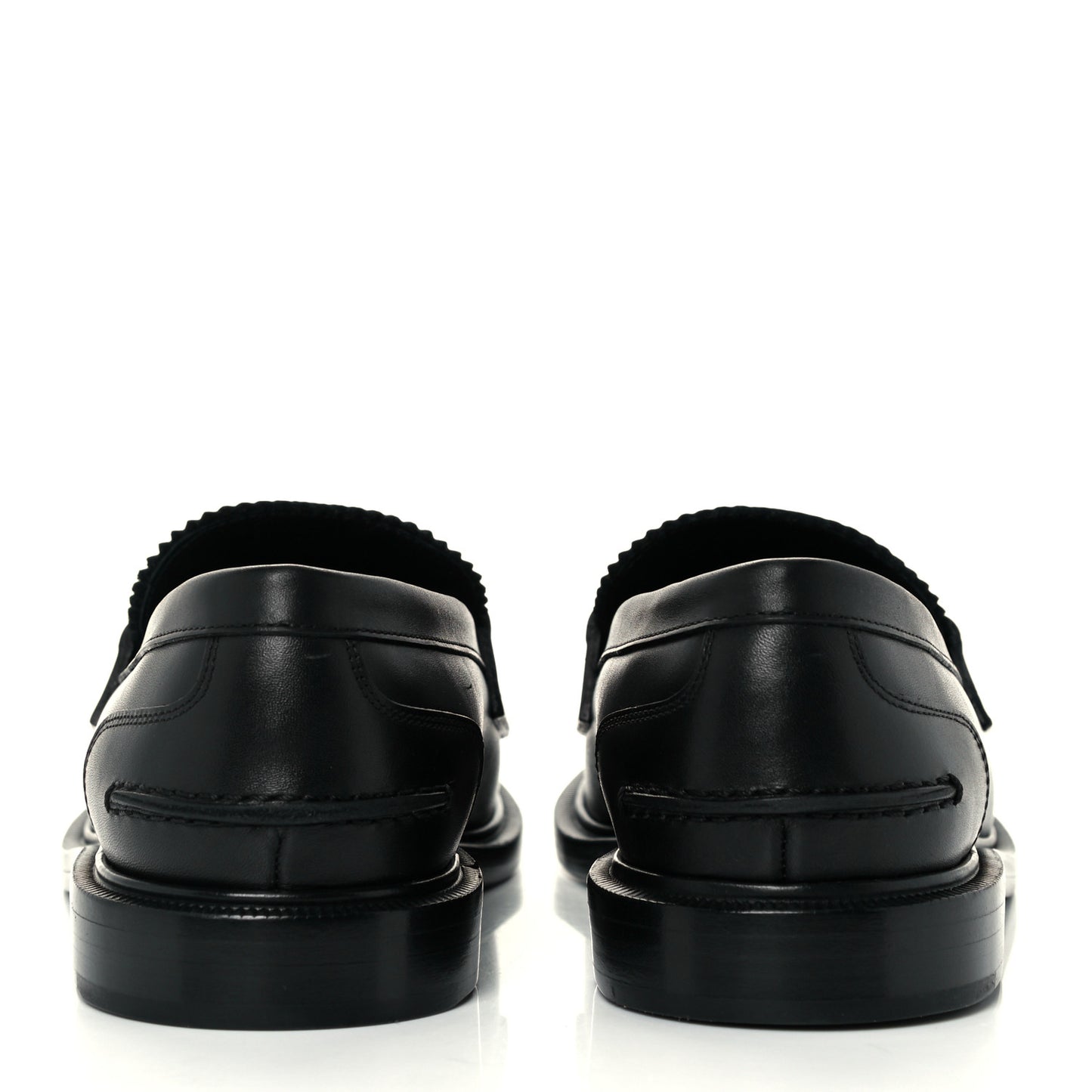 Calfskin Karligraphy Loafers 39 Black