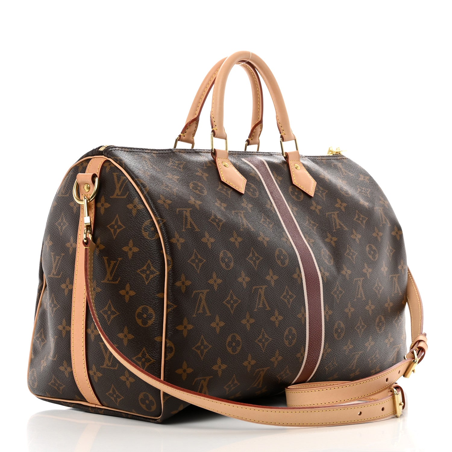 Louis Vuitton Monogram My LV Heritage Speedy Bandouliere 40 Bordeaux White 2 of 9
