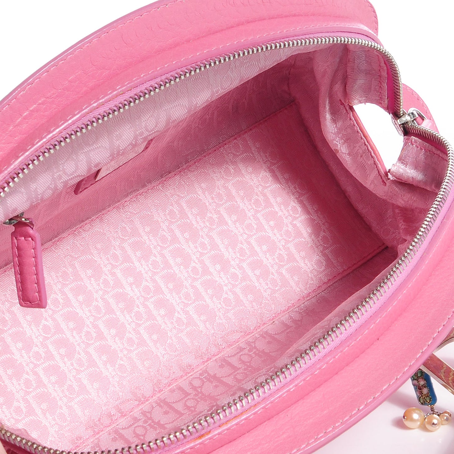 Leather Small Butterfly Detective Satchel Pink