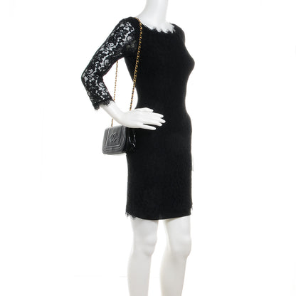 Chanel Patent Mini Flap Black 2 of 8