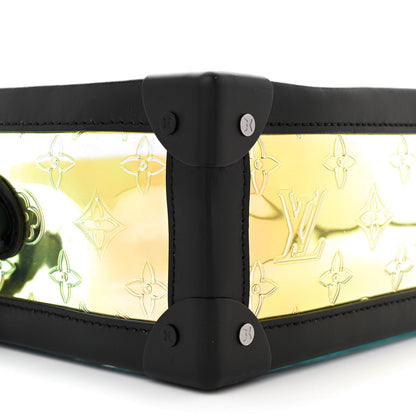 Louis Vuitton Calfskin PVC Monogram Solar Ray Soft Trunk Iridescent Prism Black 8 of 12