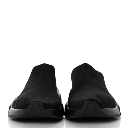 Balenciaga Neoprene Knit Womens Speed Sneakers Mules 39 Black 2 of 11