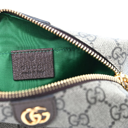 Gucci Soft GG Supreme Monogram Calfskin Small Ophidia Cosmetic Case Beige Ebony New Acero 6 of 10
