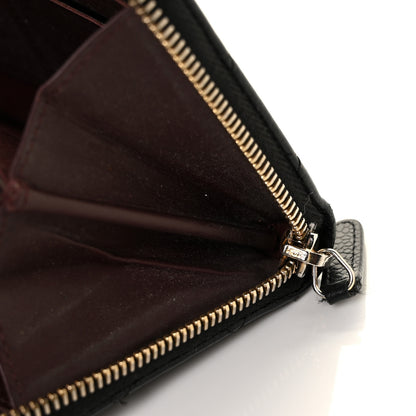Chanel Caviar Quilted Large Gusset Zip Around Wallet Black 10 of 11