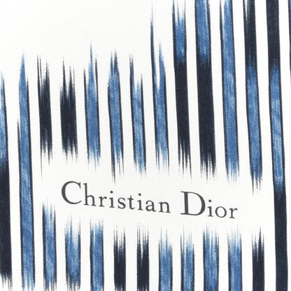 Christian Dior Silk Twill Dior Palms Square Scarf Blue 2 of 3