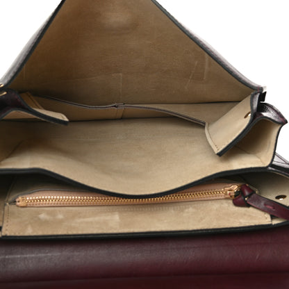 Chloe Calfskin Suede Medium Faye Shoulder Bag Intense Violine 8 of 21