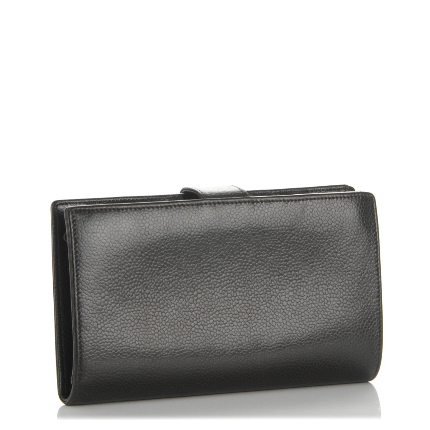 Caviar Timeless CC French Wallet Dark Brown