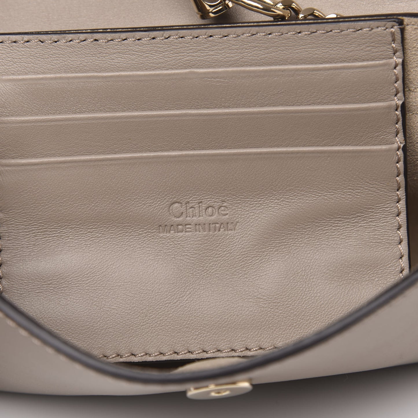 Suede Calfskin Mini Faye Shoulder Bag Motty Grey