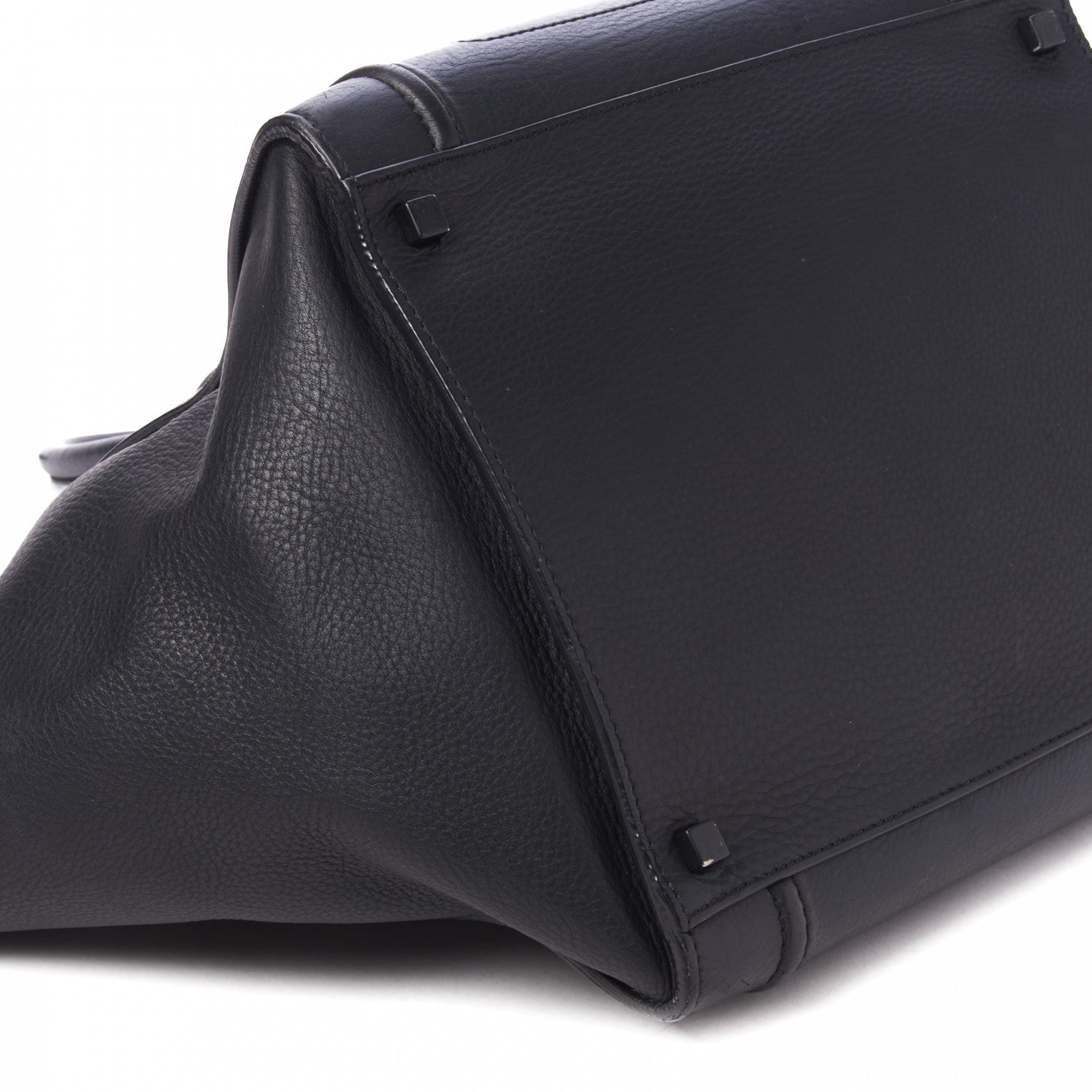 Celine Grained Calfskin Medium Phantom Luggage Black 5 of 9