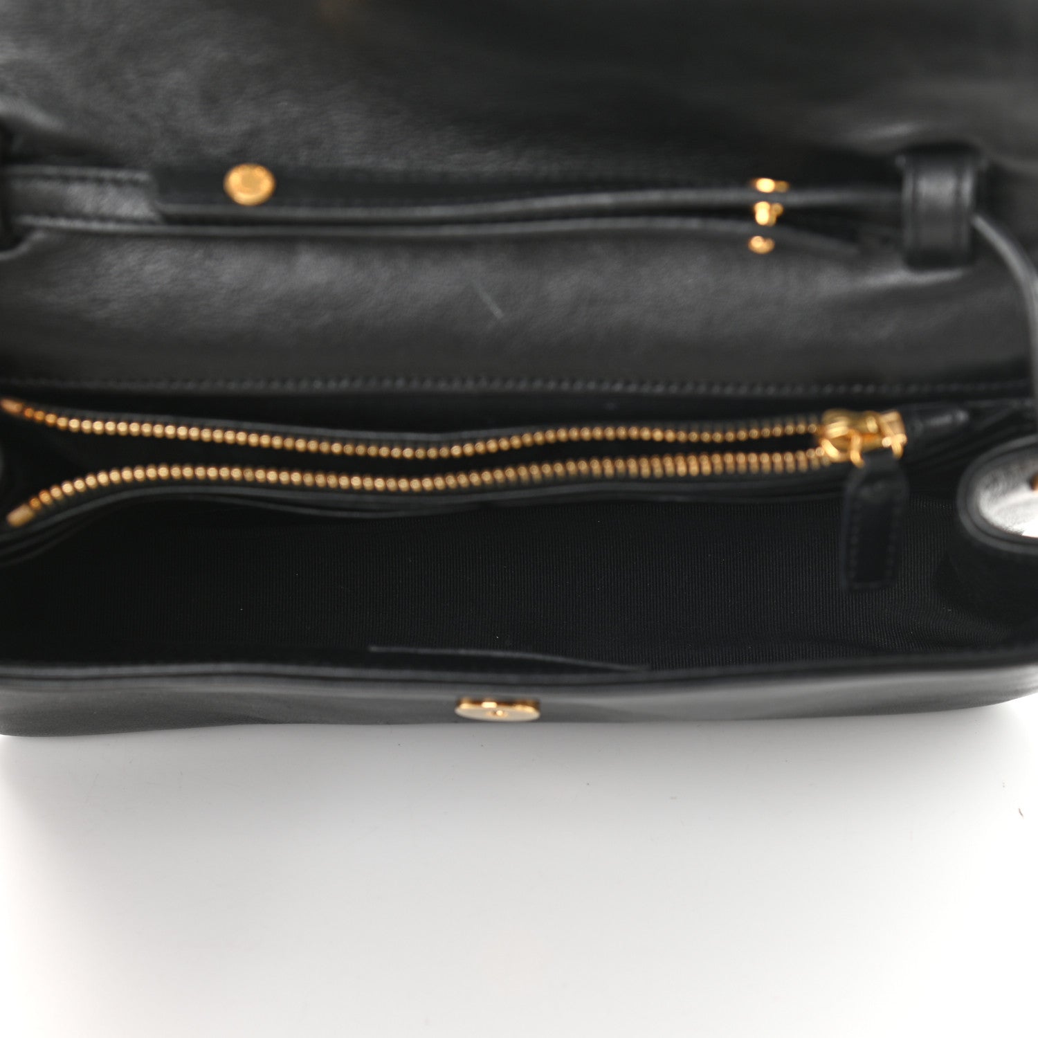 Saint Laurent Calfskin Crossbody Bag Black 5 of 11