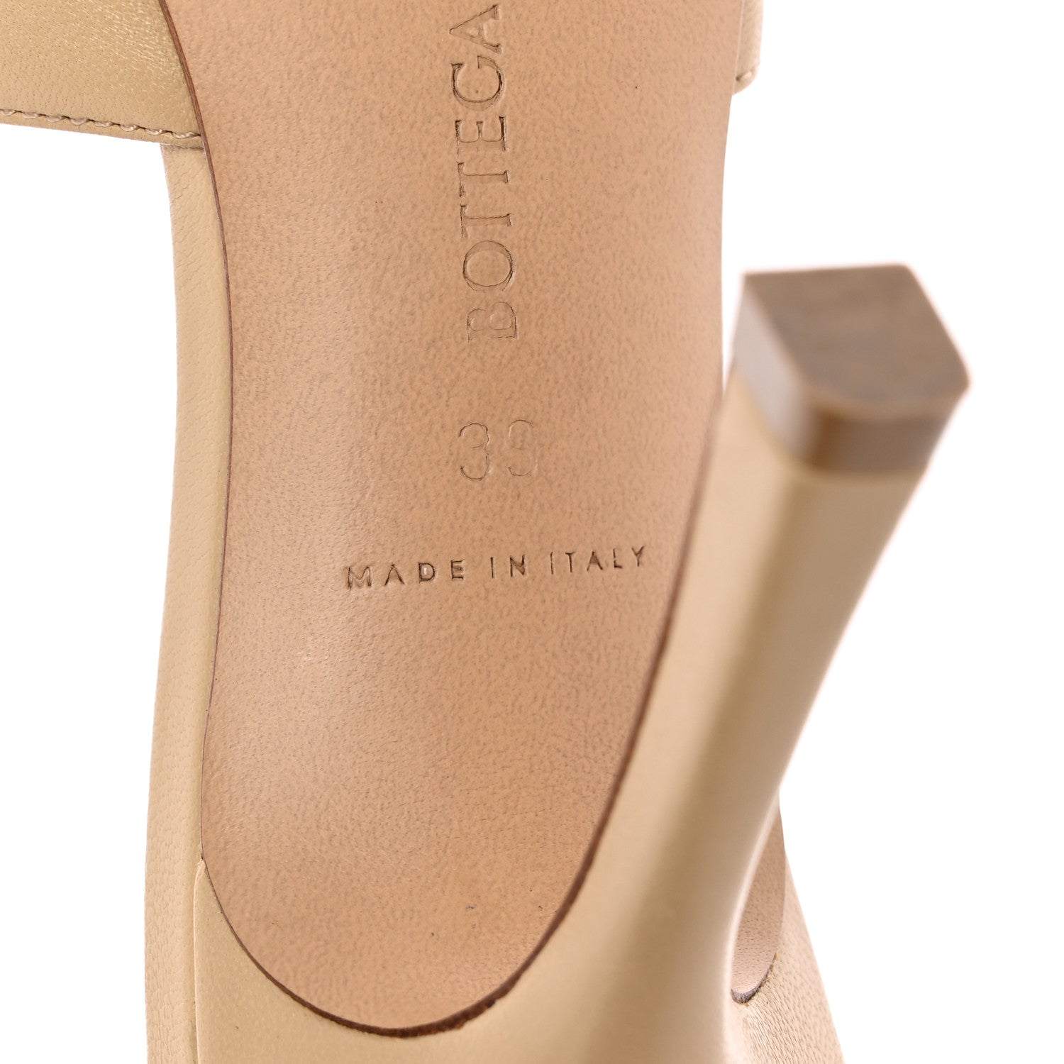 Bottega Veneta Lambskin Stretch Mule Sandals 39 Nude 7 of 12