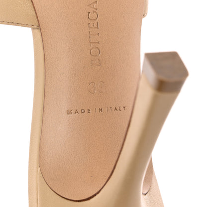Bottega Veneta Lambskin Stretch Mule Sandals 39 Nude 7 of 12