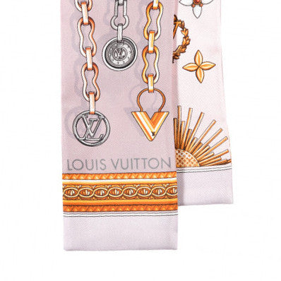 Louis Vuitton Silk Monogram Vendome Bandeau Gris 2 of 3