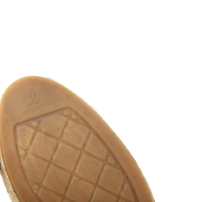 Chanel Lambskin CC Espadrilles 40 Black 9 of 11