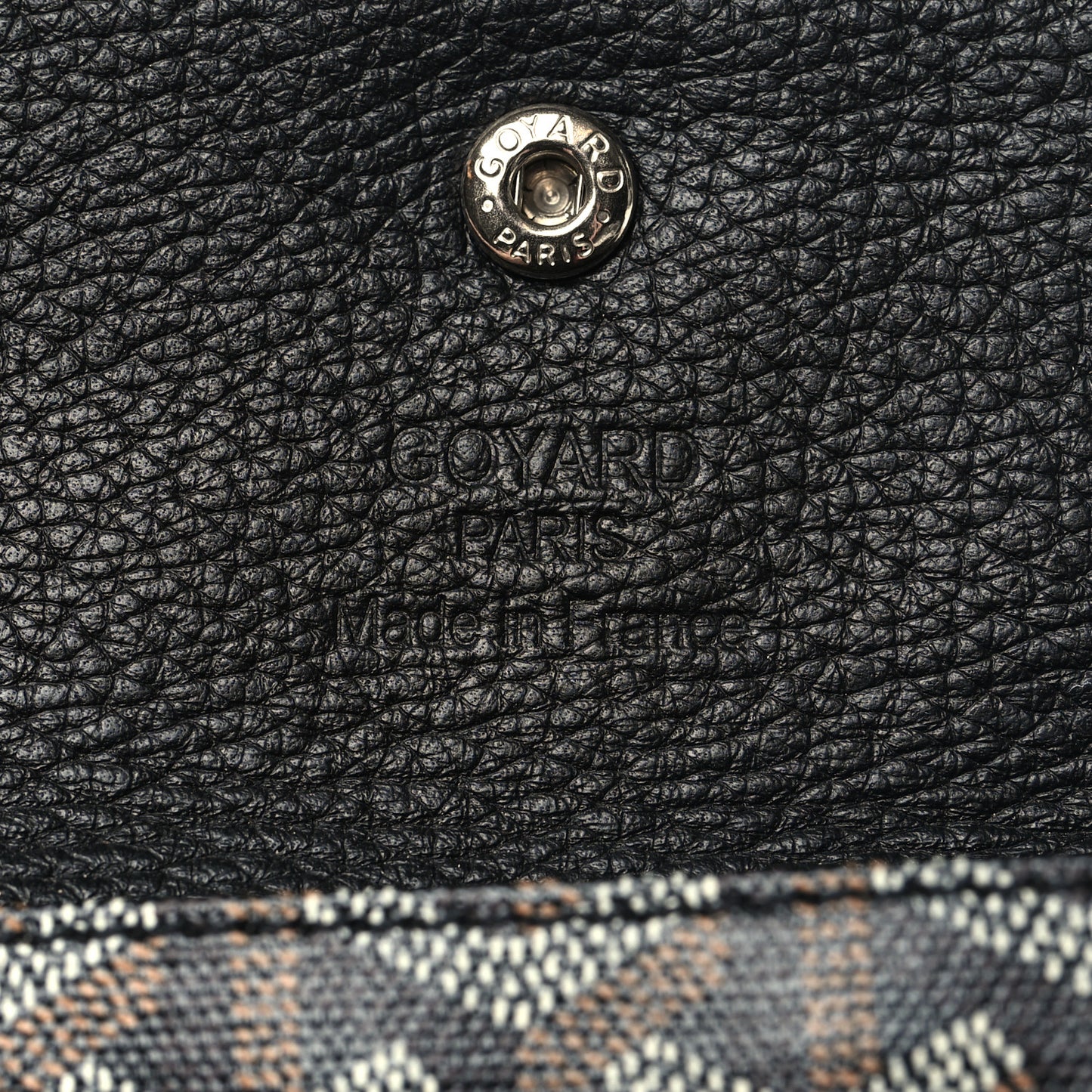 Goyardine Sac Hardy Pet Carrier PM Black