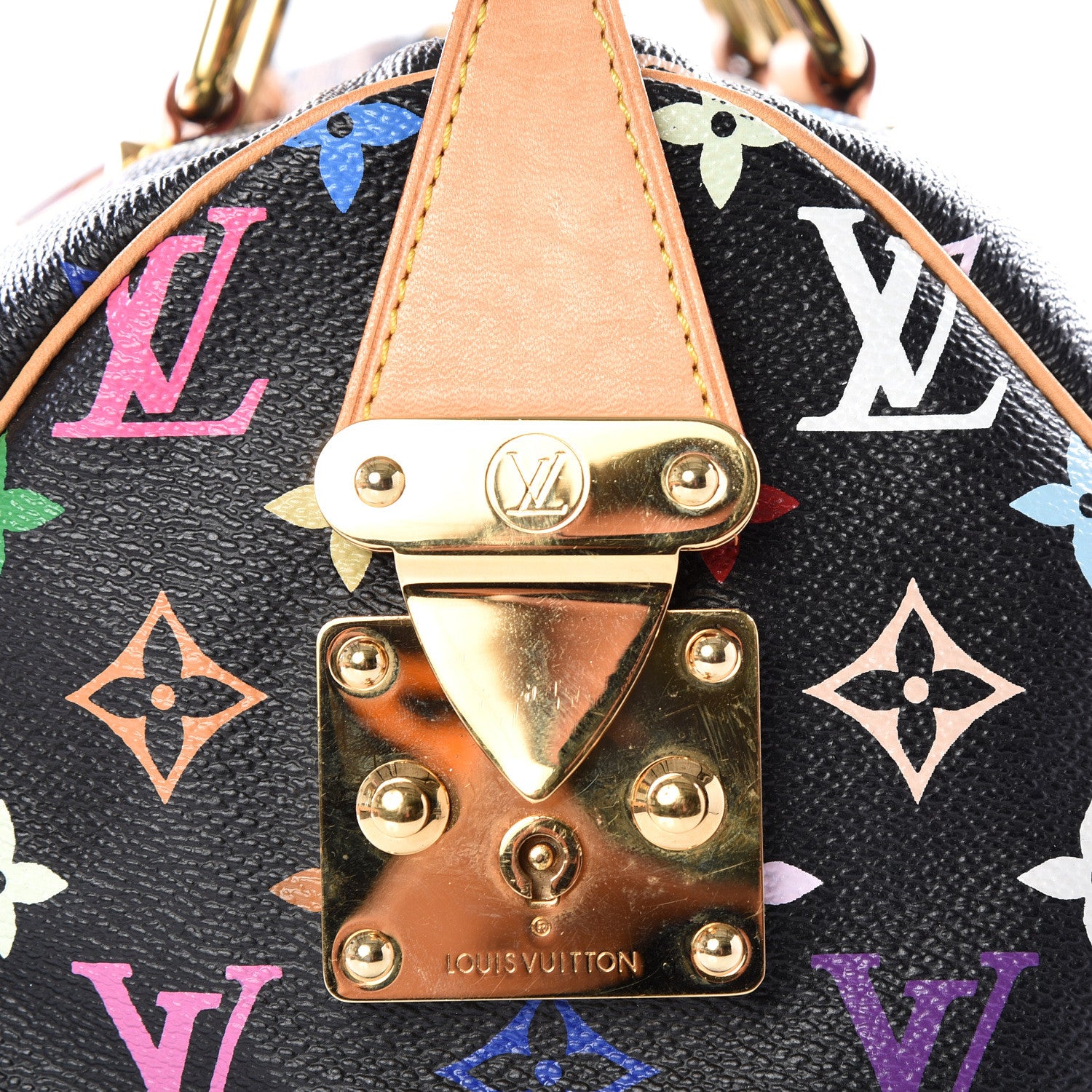 Louis Vuitton Monogram Multicolor Speedy 30 Black 9 of 12