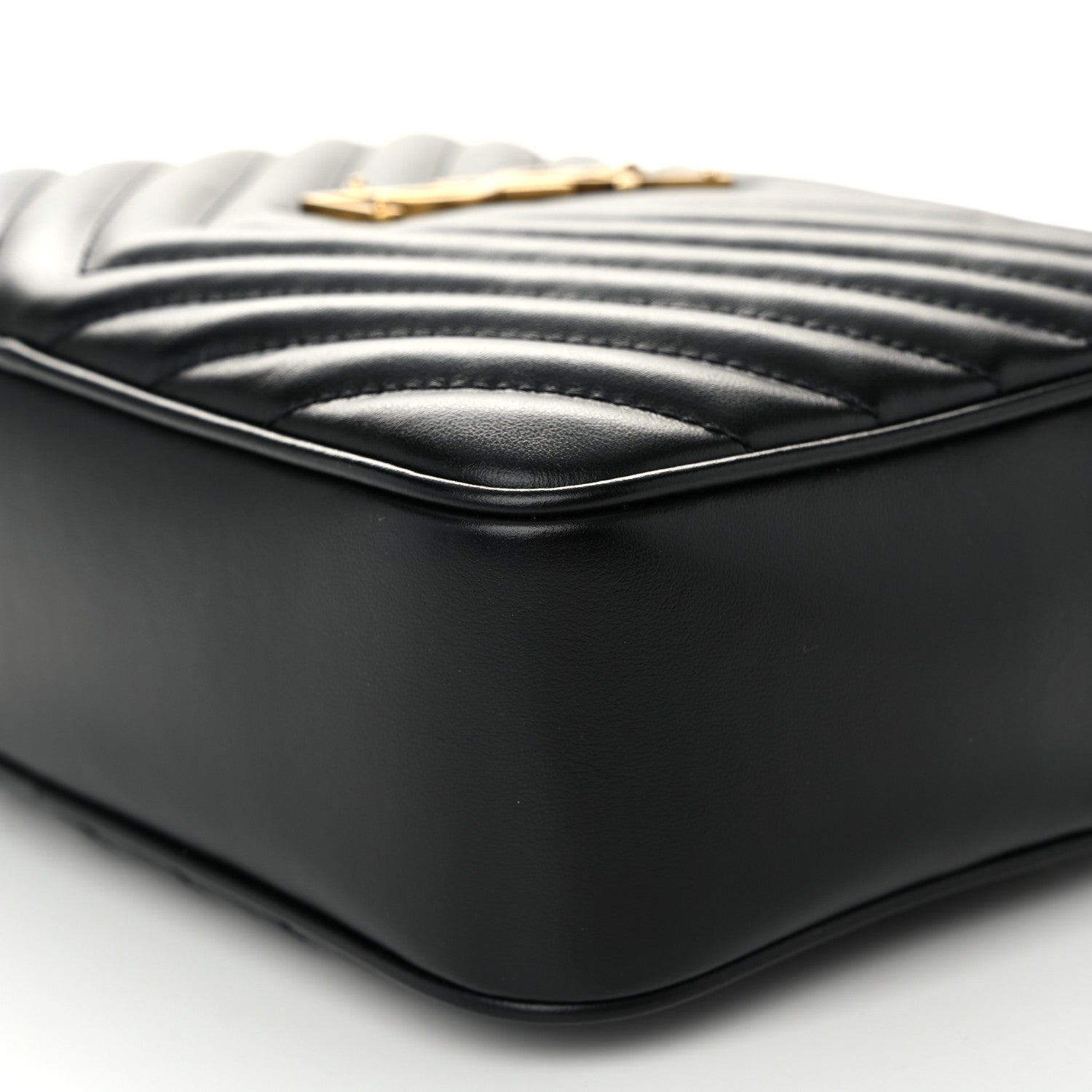 Saint Laurent Calfskin Matelasse Monogram Lou Camera Bag Black 10 of 10