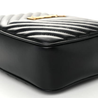 Saint Laurent Calfskin Matelasse Monogram Lou Camera Bag Black 10 of 10