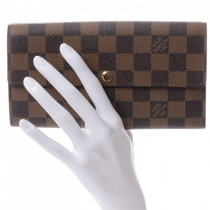 Louis Vuitton Damier Ebene Sarah Wallet 2 of 7