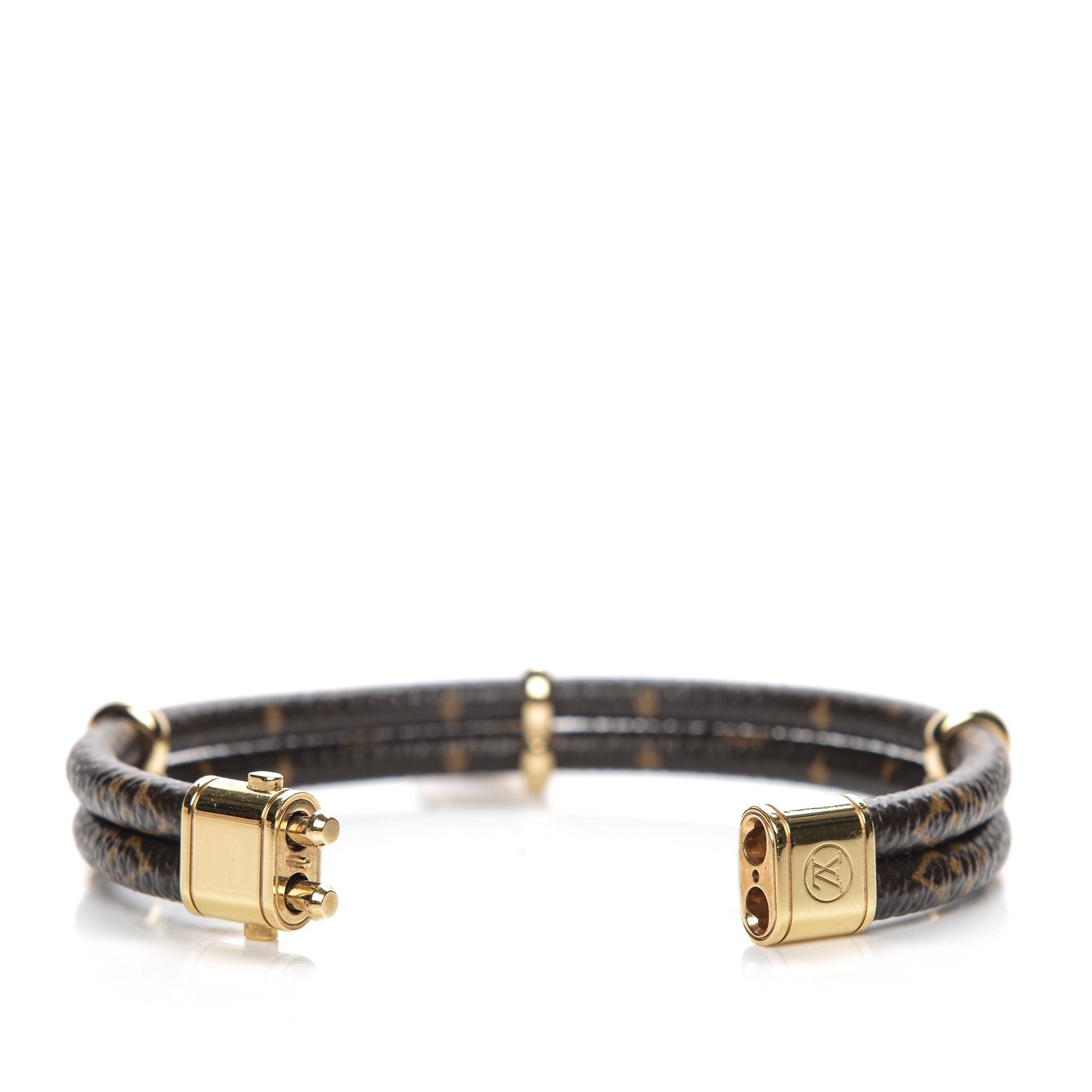 Louis Vuitton Monogram Keep It Twice Bracelet 19 4 of 4