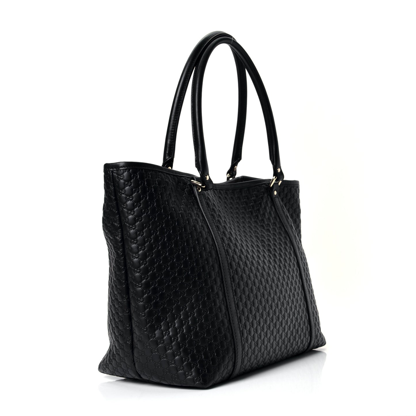 Microguccissima Large Joy Tote Black