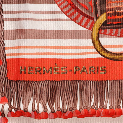 Hermes Silk Selle D Apparat Marocaine Scarf 90 3 of 6