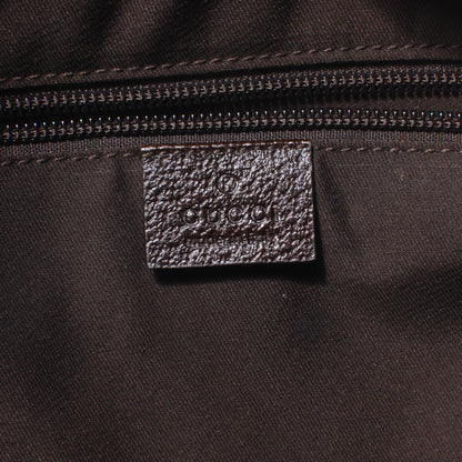 Gucci GG Monogram Web Medium Classic Backpack Brown 6 of 7