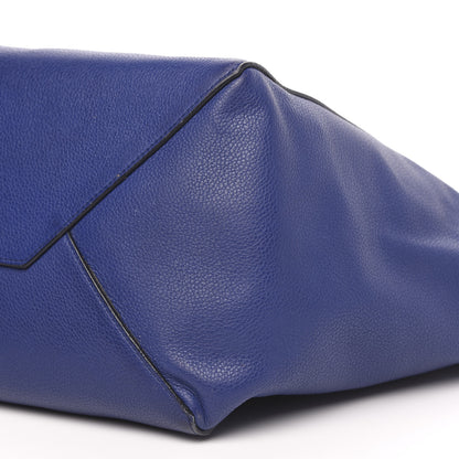 Celine Soft Grained Calfskin Medium Belt Cabas Phantom Indigo 12 of 16