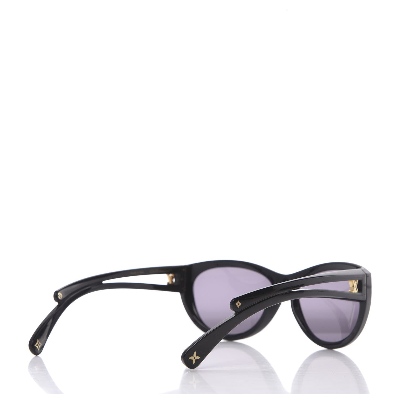 Louis Vuitton Acetate Cat Eye Flore Sunglasses Z0449W Black 4 of 8