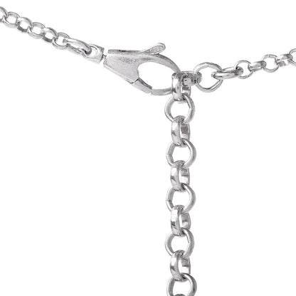 Gucci Sterling Silver Interlocking G Pendant Necklace 6 of 7