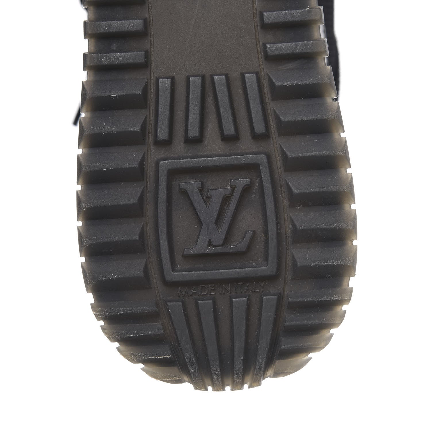 Louis Vuitton Suede Monogram Run Away Sneakers 36 Black 7 of 8
