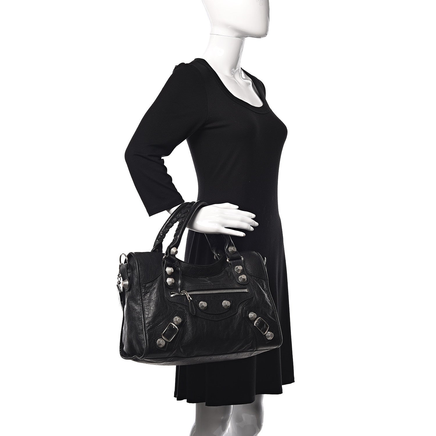 Balenciaga Agneau Giant 21 Silver Hardware City Black 3 of 14