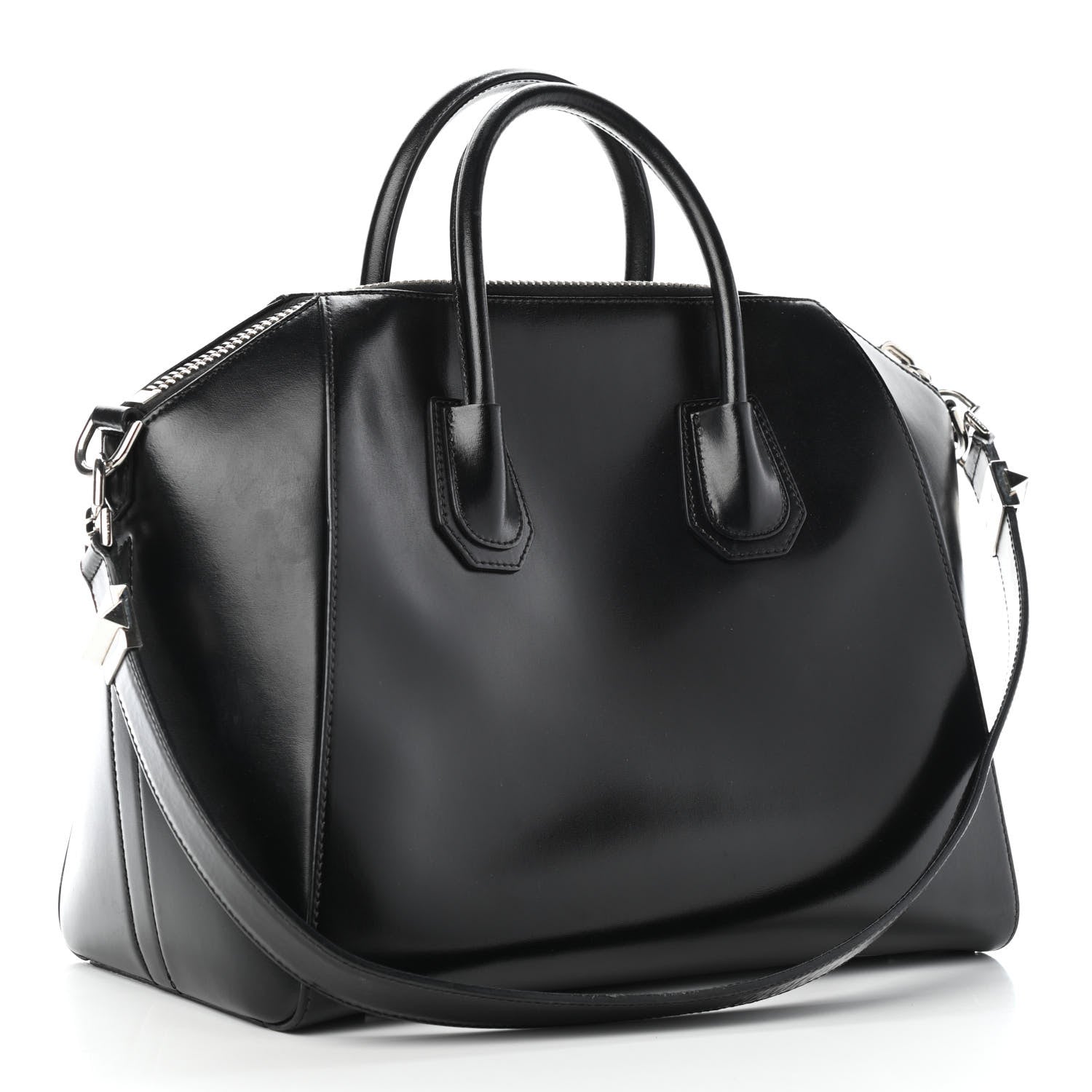 Givenchy Shiny Lord Calfskin Medium Antigona Black 2 of 4