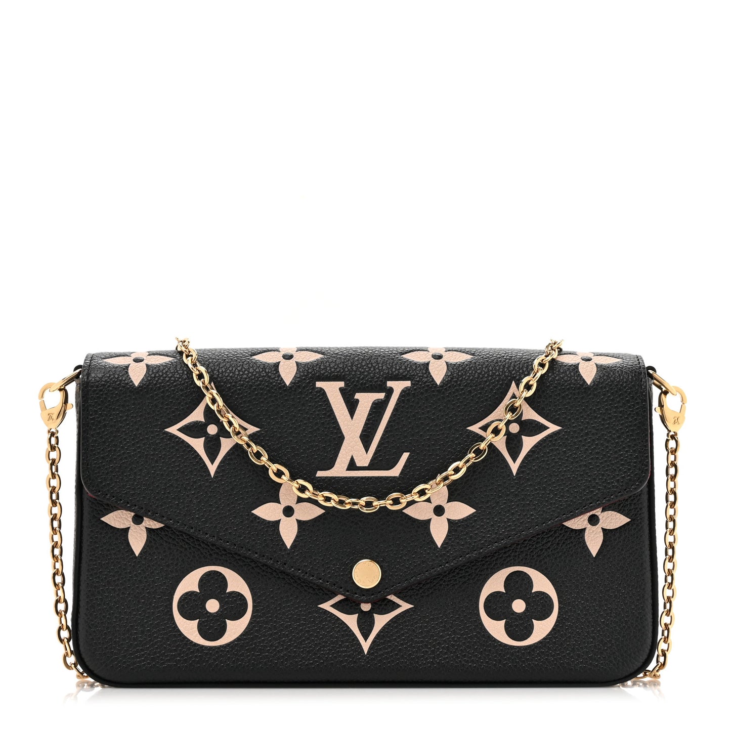 Empreinte Monogram Giant Felicie Pochette Black Beige