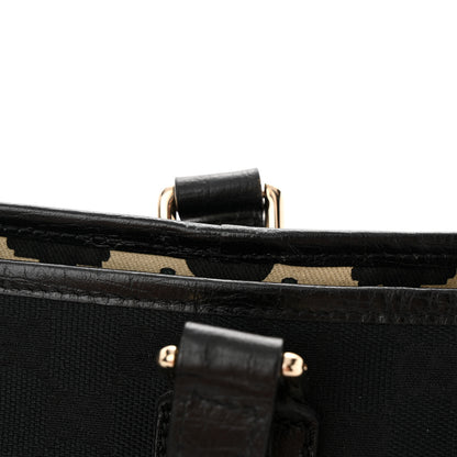 Gucci Monogram Medium Jolicoeur Tote Black 14 of 14